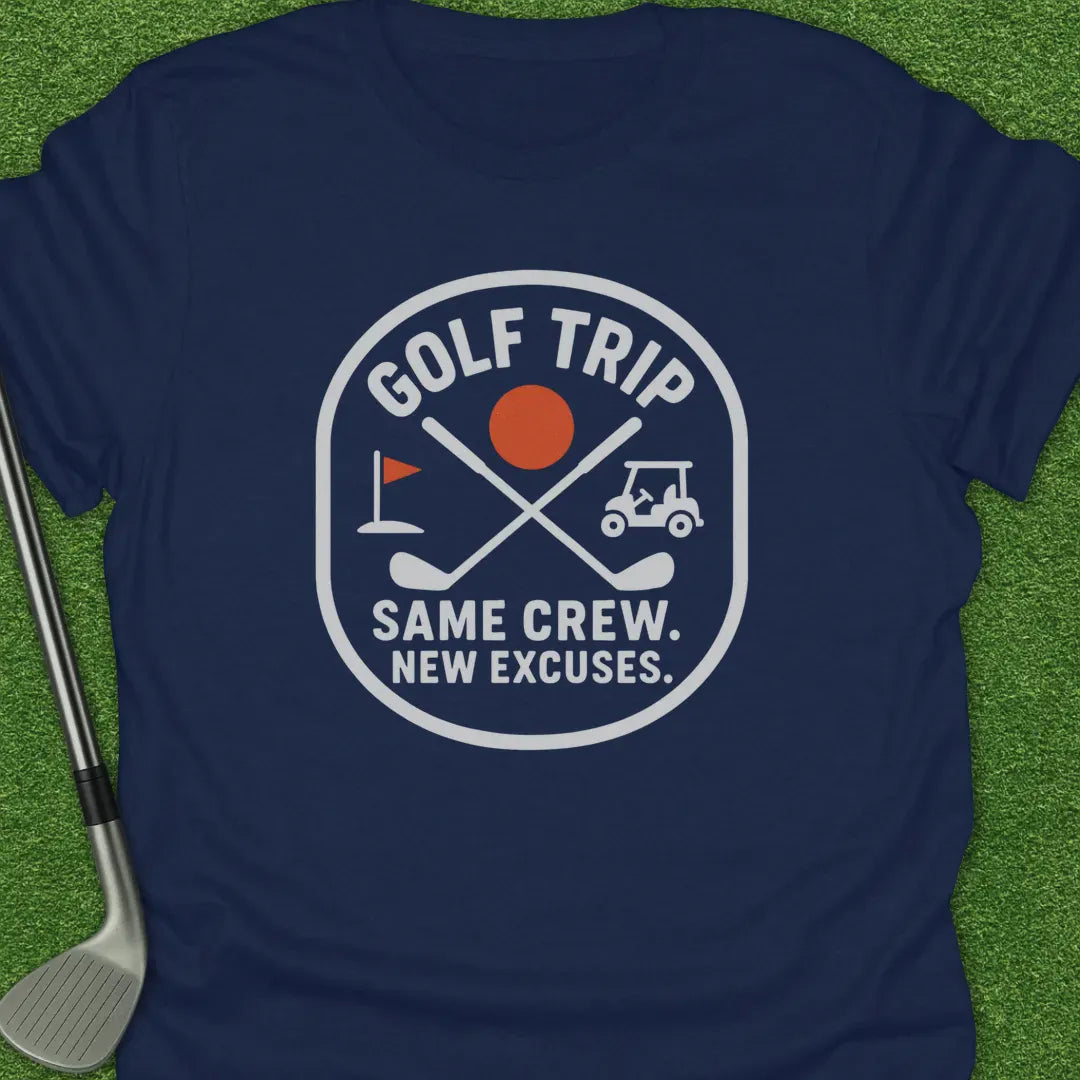 Navy / S Golf Trip Same Crew T-Shirt