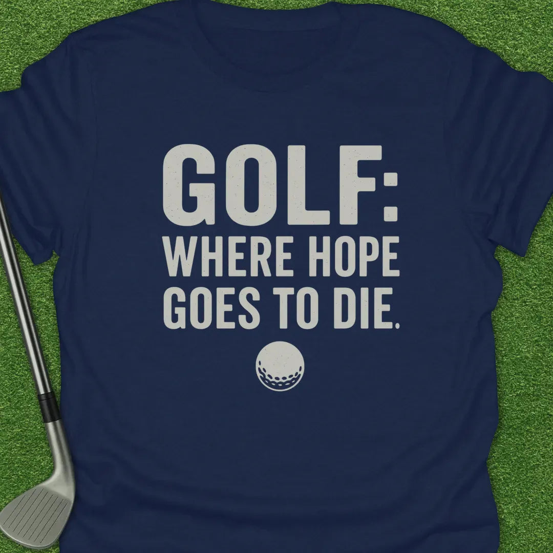Navy / S Golf Where Hope T-Shirt