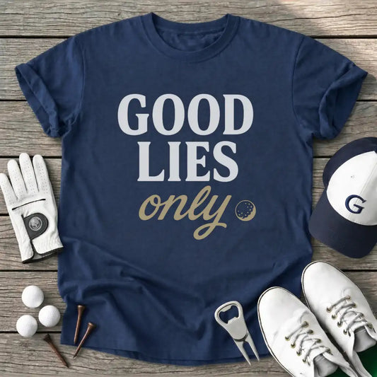 Navy / S Good Lies Only T-Shirt