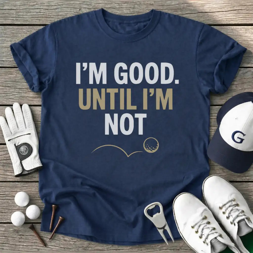 Navy / S Good Until Not T-Shirt