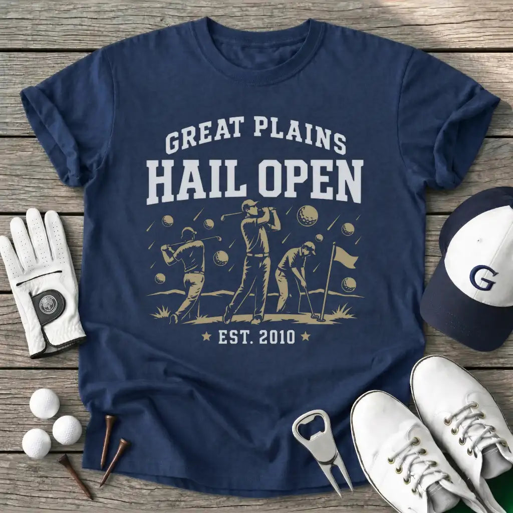 Navy / S Great Plains Hail T-Shirt