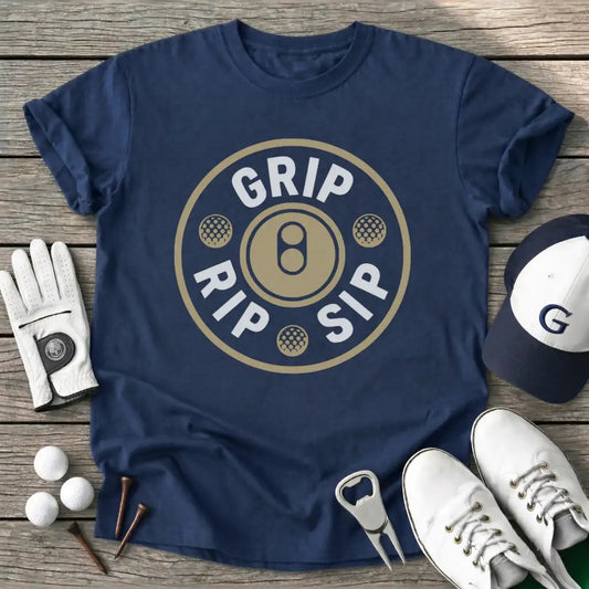 Grip Rip Sip T-Shirt in Navy