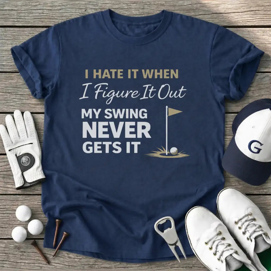 Navy / S Hate When Figure T-Shirt