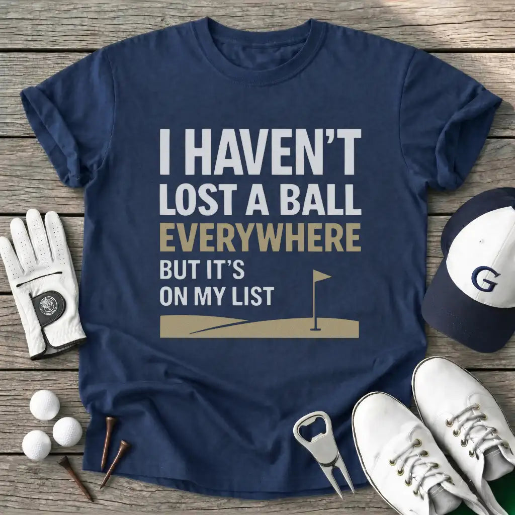 Havent Lost Ball T-Shirt in Navy