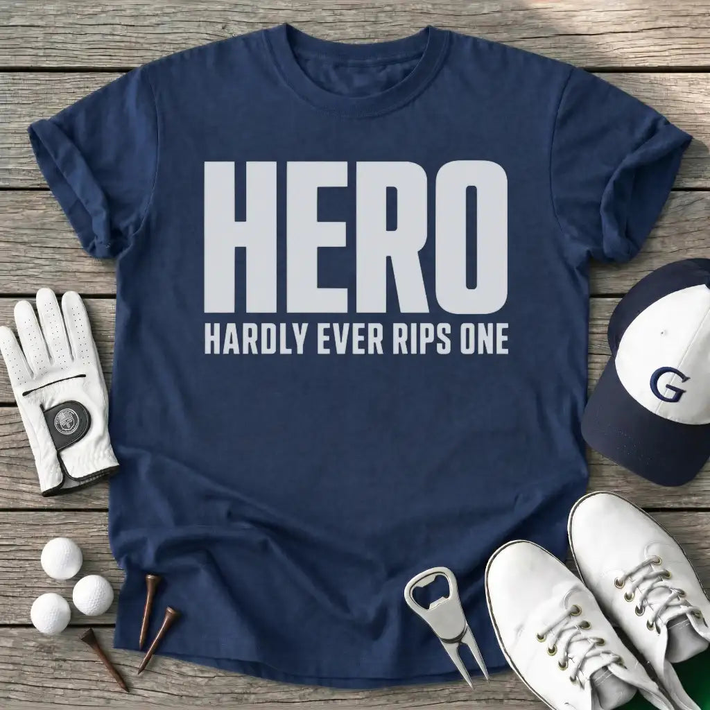Navy / S Hero Hardly Ever T-Shirt