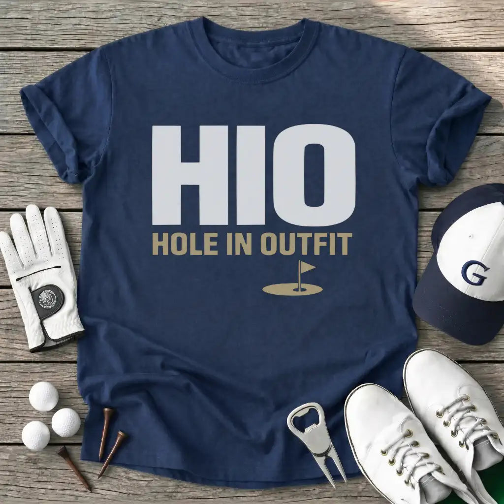 Navy / S Hio Hole Outfit T-Shirt