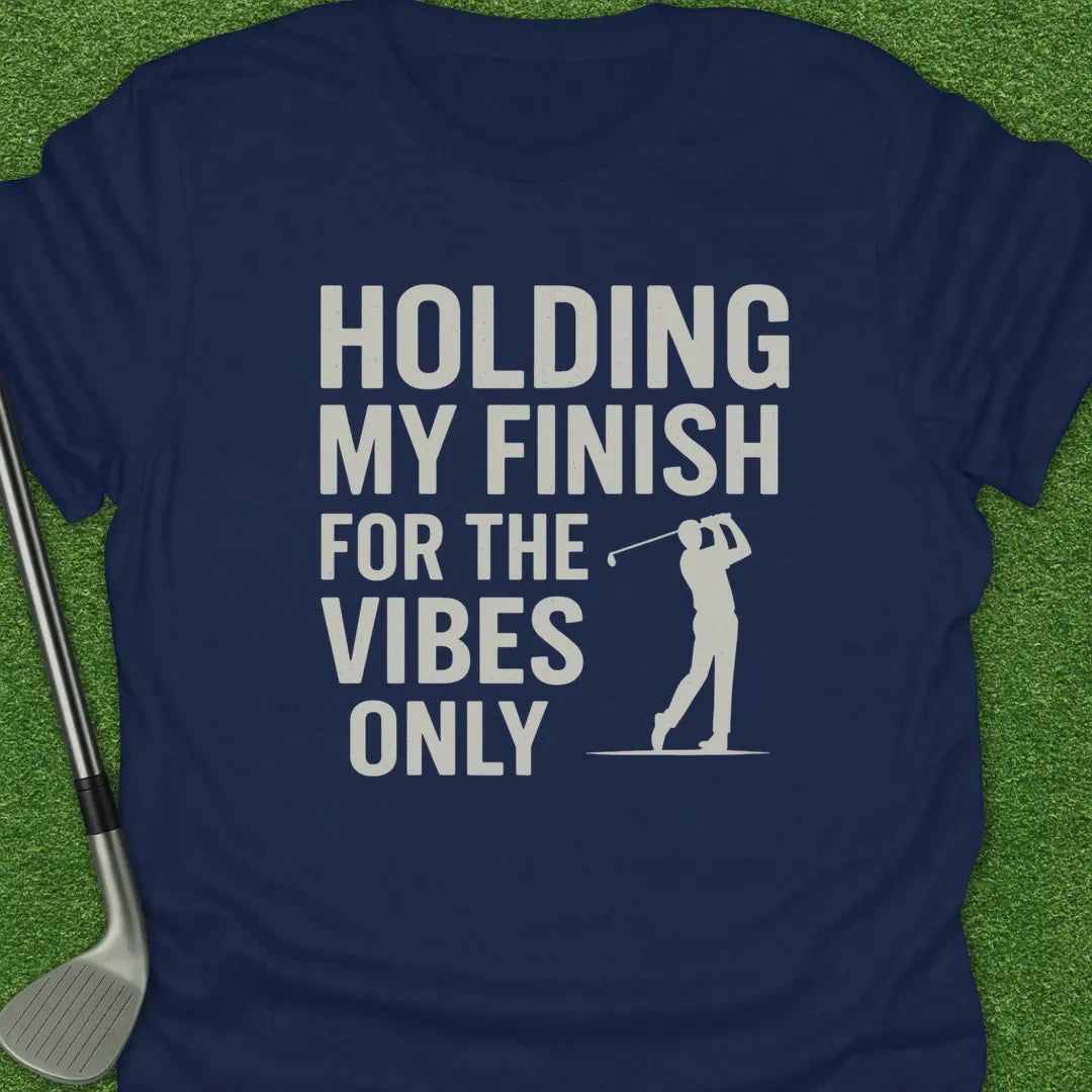 Navy / S Holding Finish For T-Shirt