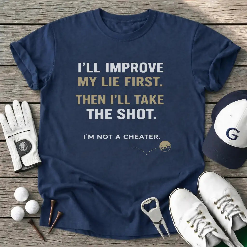 Navy / S Ill Improve Lie T-Shirt