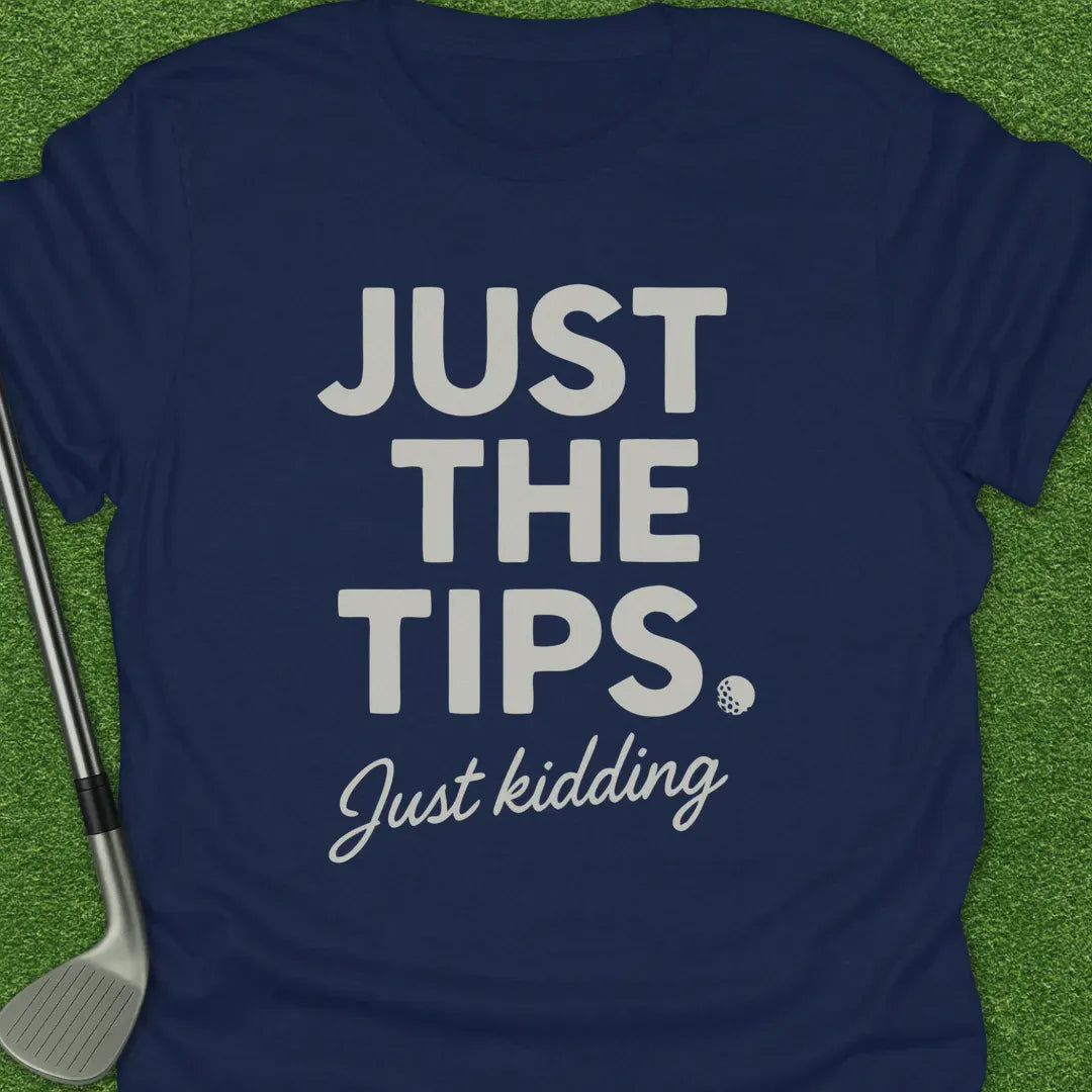 Navy / S Just The Tips Just T-Shirt