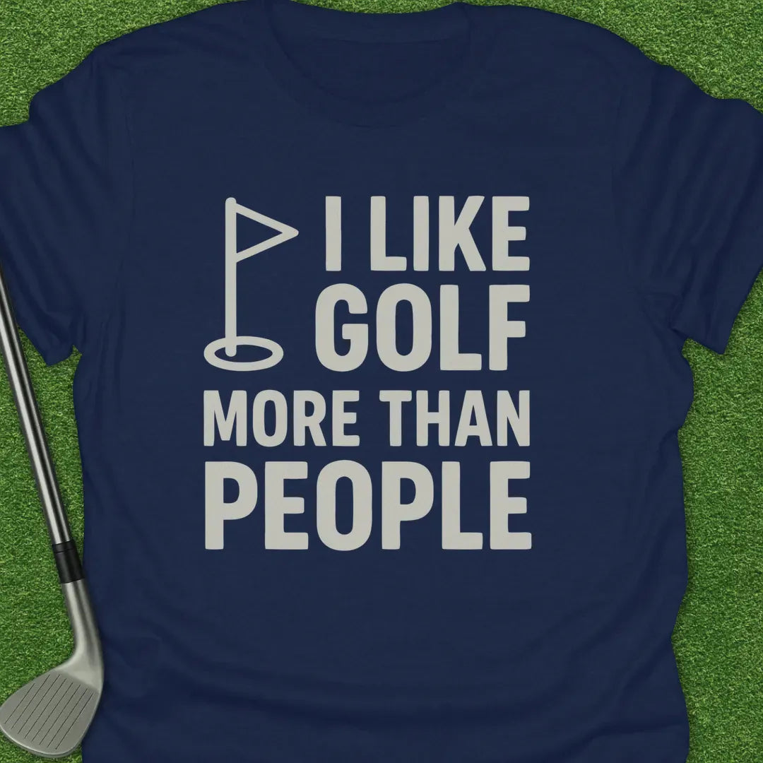 Navy / S Like Golf More Than T-Shirt