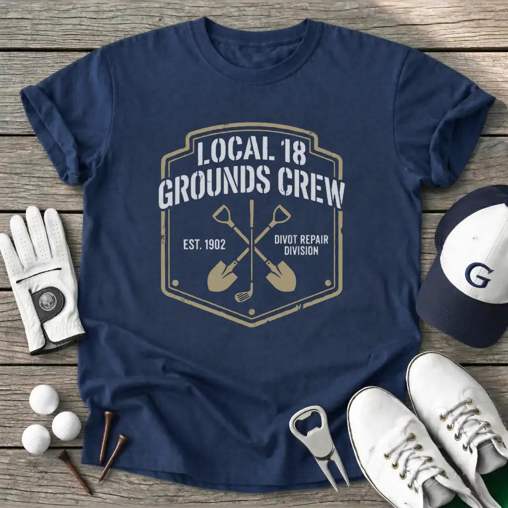 Navy / S Local Grounds Crew T-Shirt