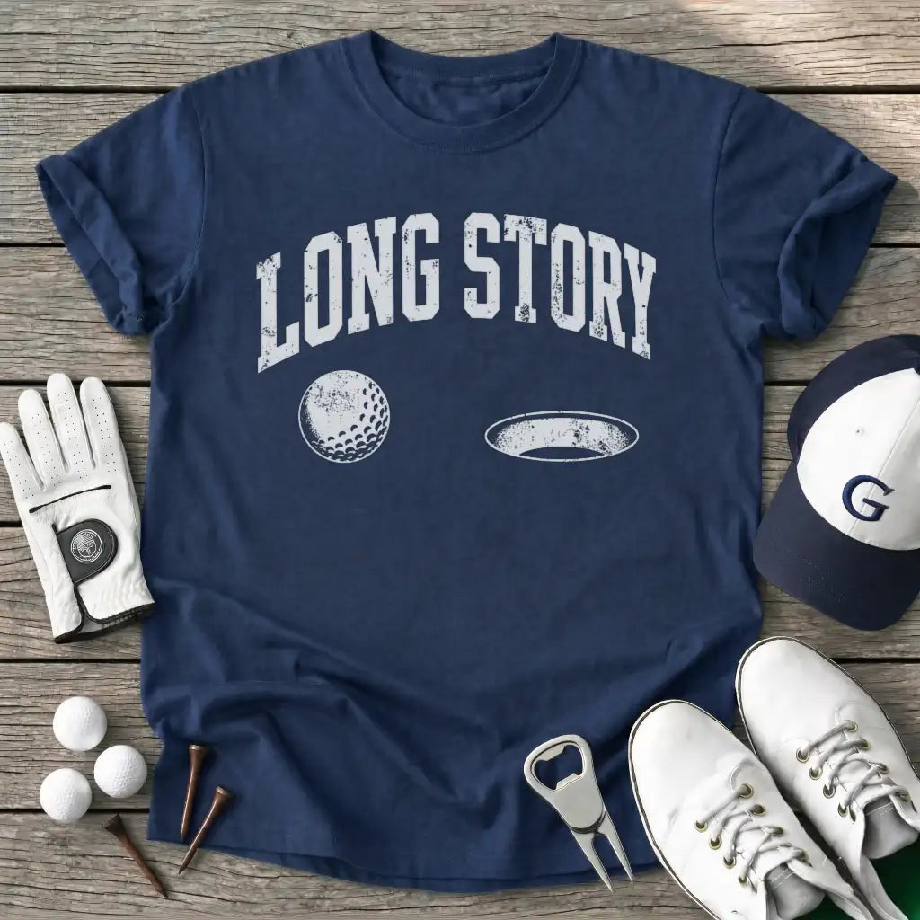 Long Story Short T-Shirt in Navy