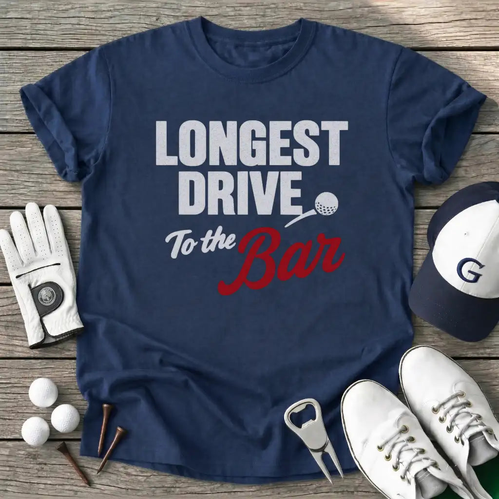 Navy / S Longest Drive The T-Shirt