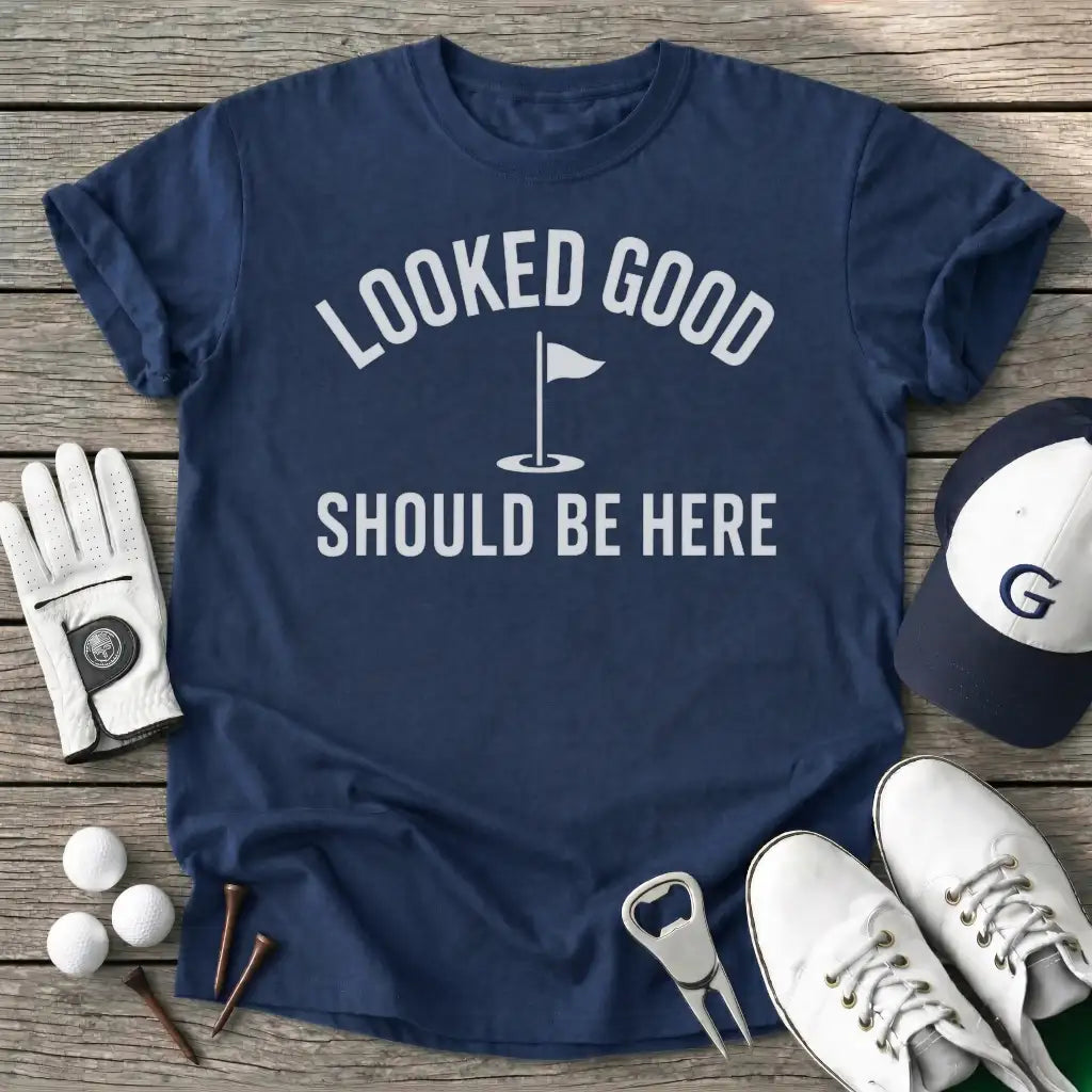 Looked Good Should T-Shirt in Navy
