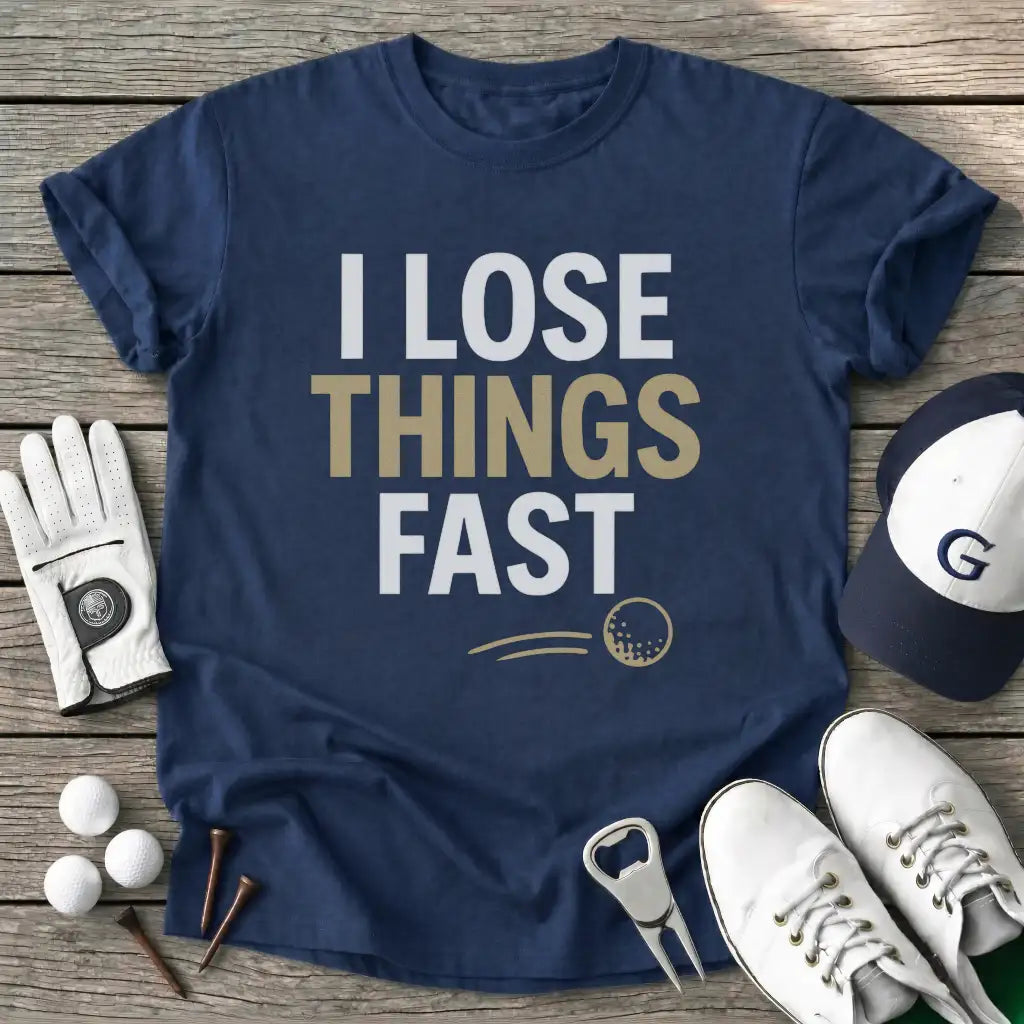 Navy / S Lose Things Fast T-Shirt