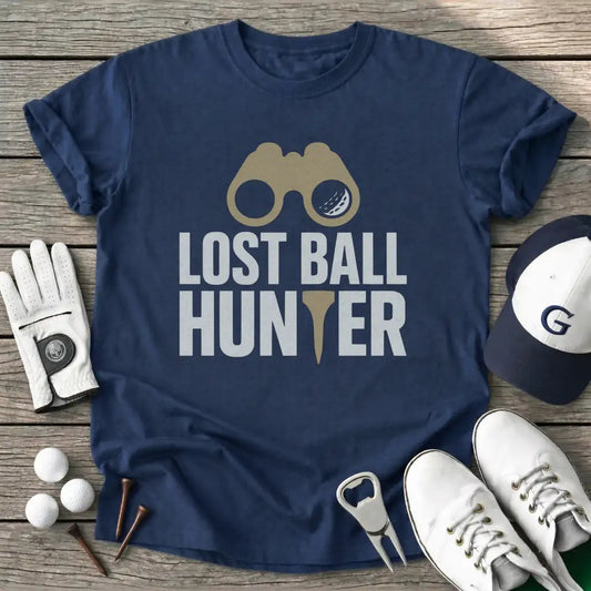 Lost Ball Hunter T-Shirt in Navy