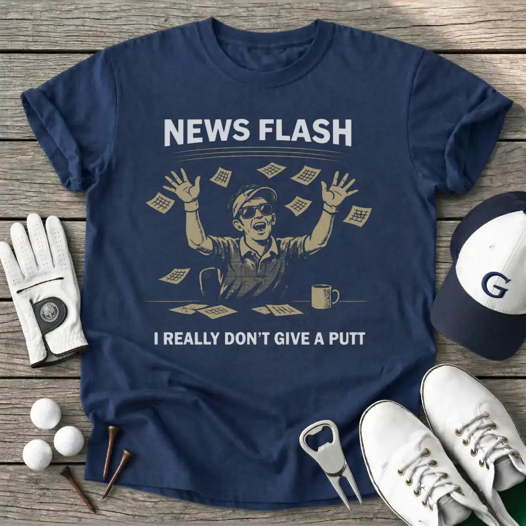 News Flash Really T-Shirt in Navy