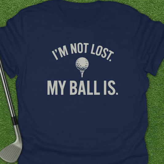 Navy / S Not Lost Ball T-Shirt