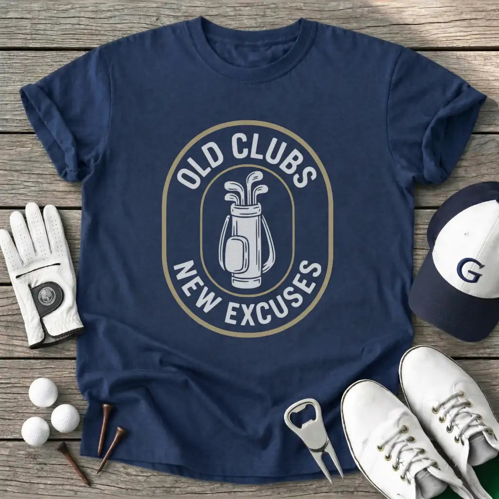 Navy / S Old Clubs New T-Shirt