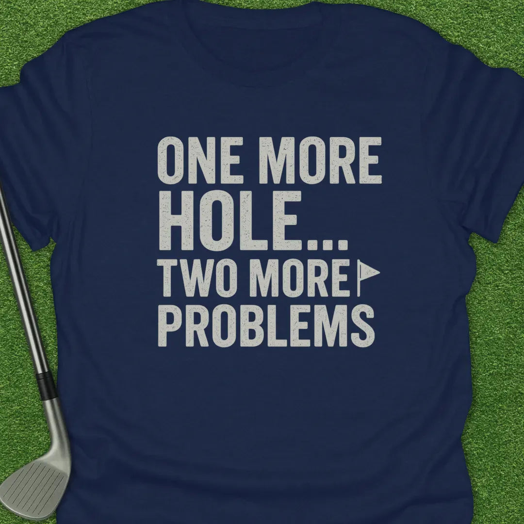 Navy / S One More Hole Two T-Shirt