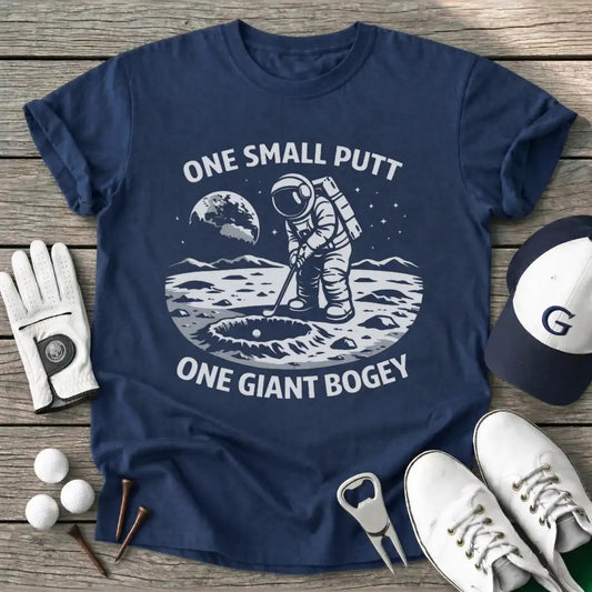 One Small Putt One T-Shirt in Navy
