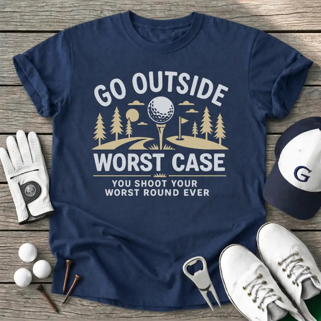 Navy / S Outside Worst Case T-Shirt