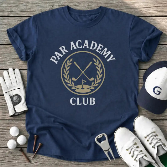 Par Academy Club T-Shirt in Navy