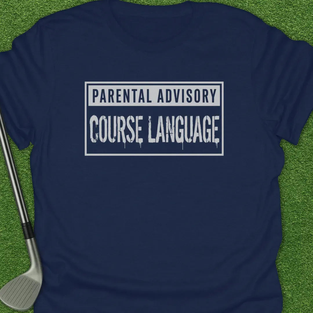 Navy / S Parental Advisory T-Shirt