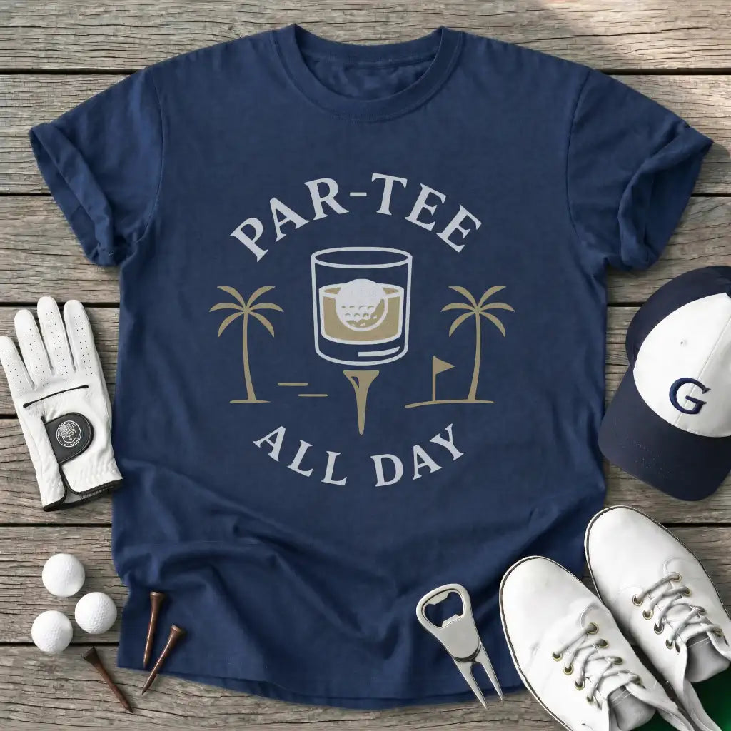Partee All Day T-Shirt in Navy