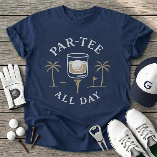 Partee All Day T-Shirt in Navy