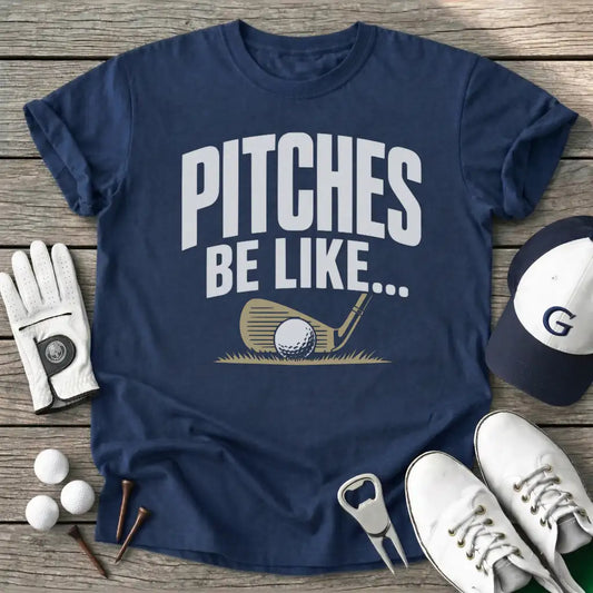 Pitches Like T-Shirt in Navy