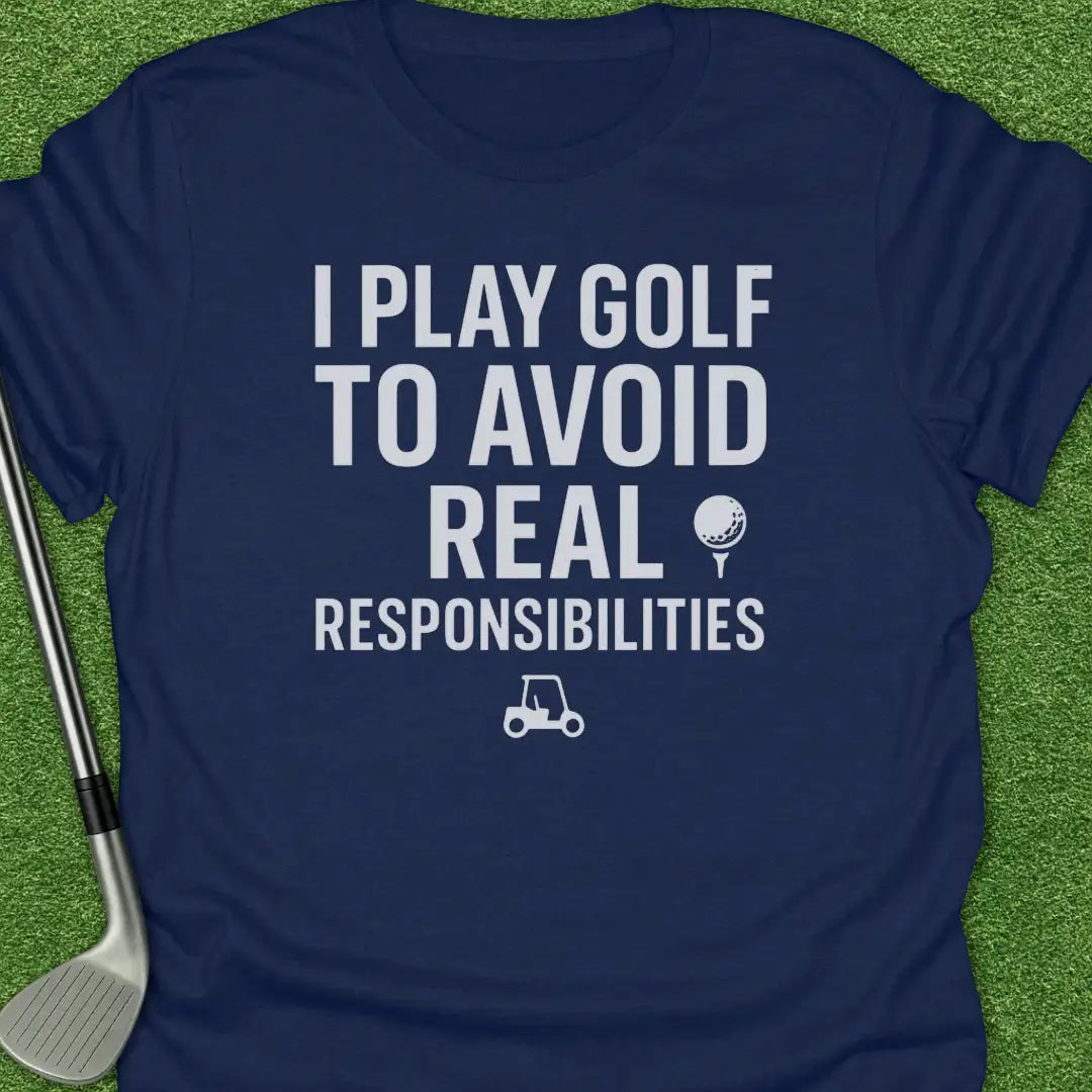 Navy / S Play Golf Avoid T-Shirt