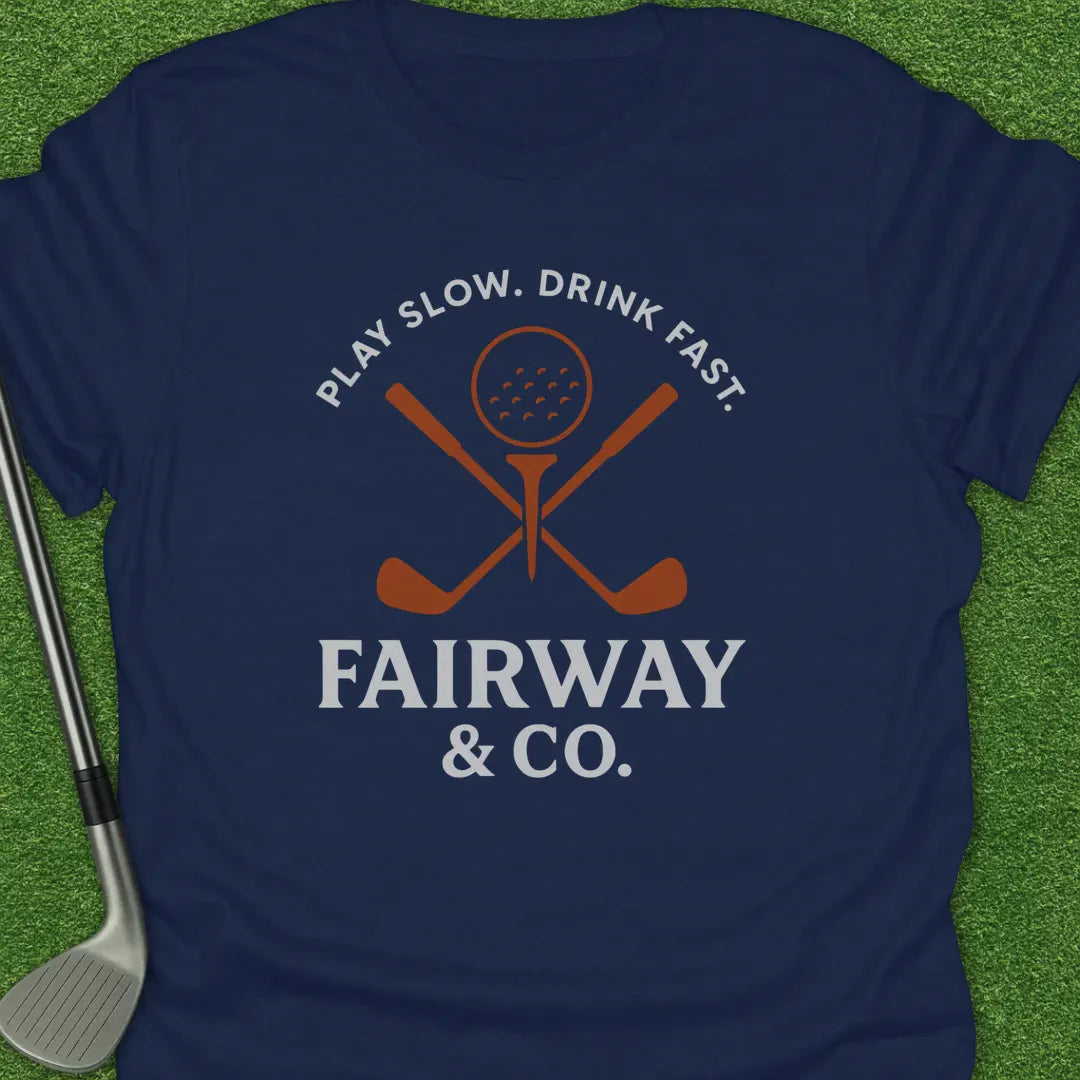 Navy / S Play Slow Drink T-Shirt