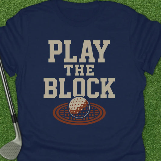 Navy / S Play The Block T-Shirt