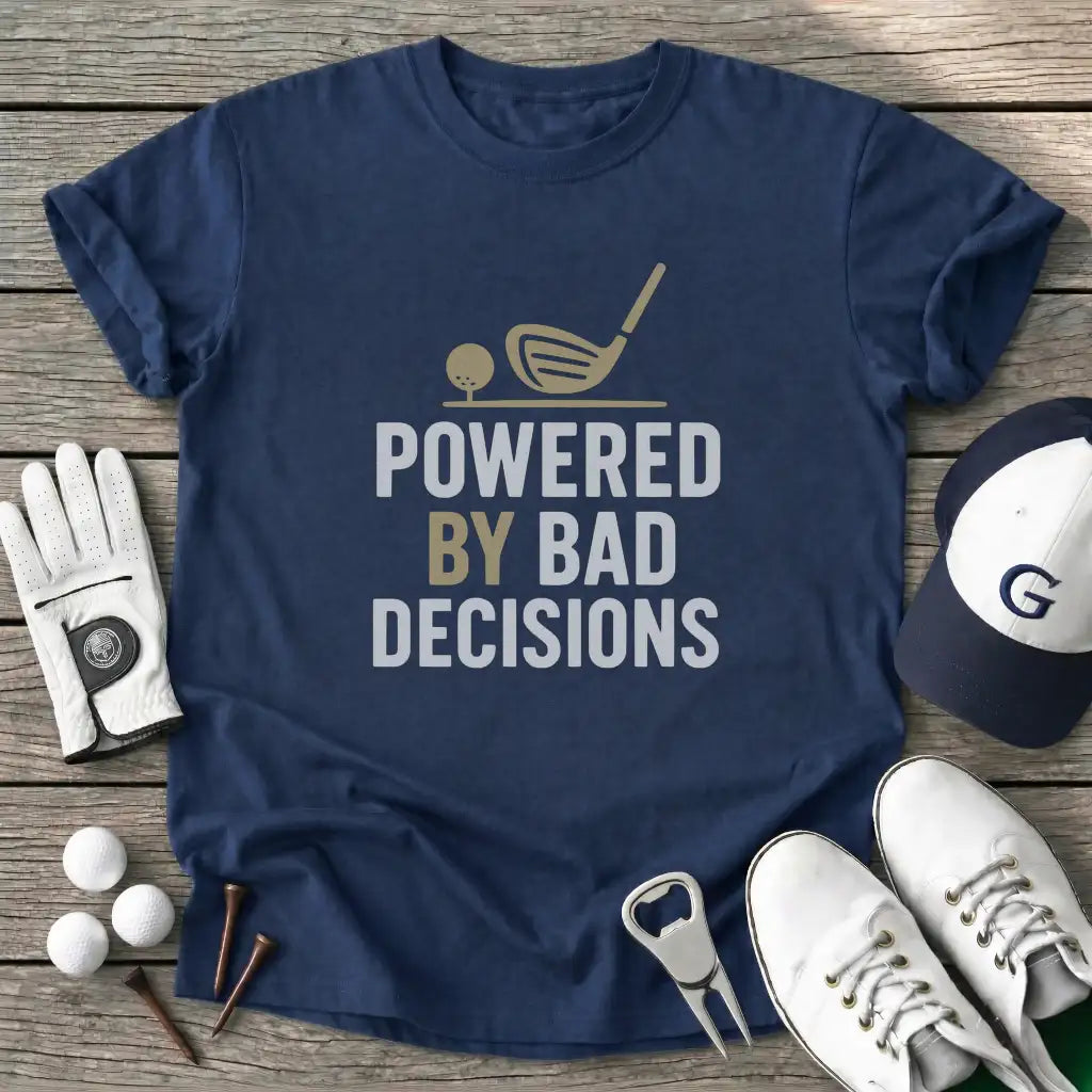 Navy / S Powered Bad T-Shirt