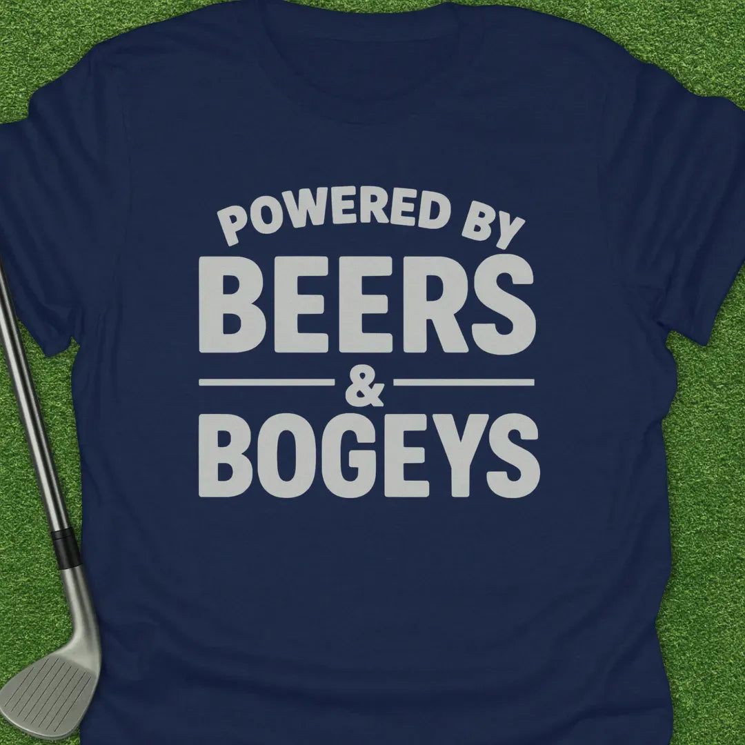 Navy / S Powered Beers Bogeys T-Shirt