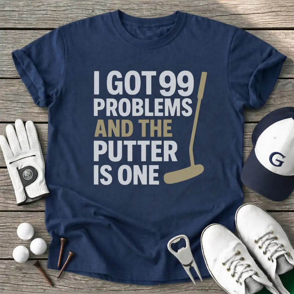 Navy / S Putter Got Problems T-Shirt