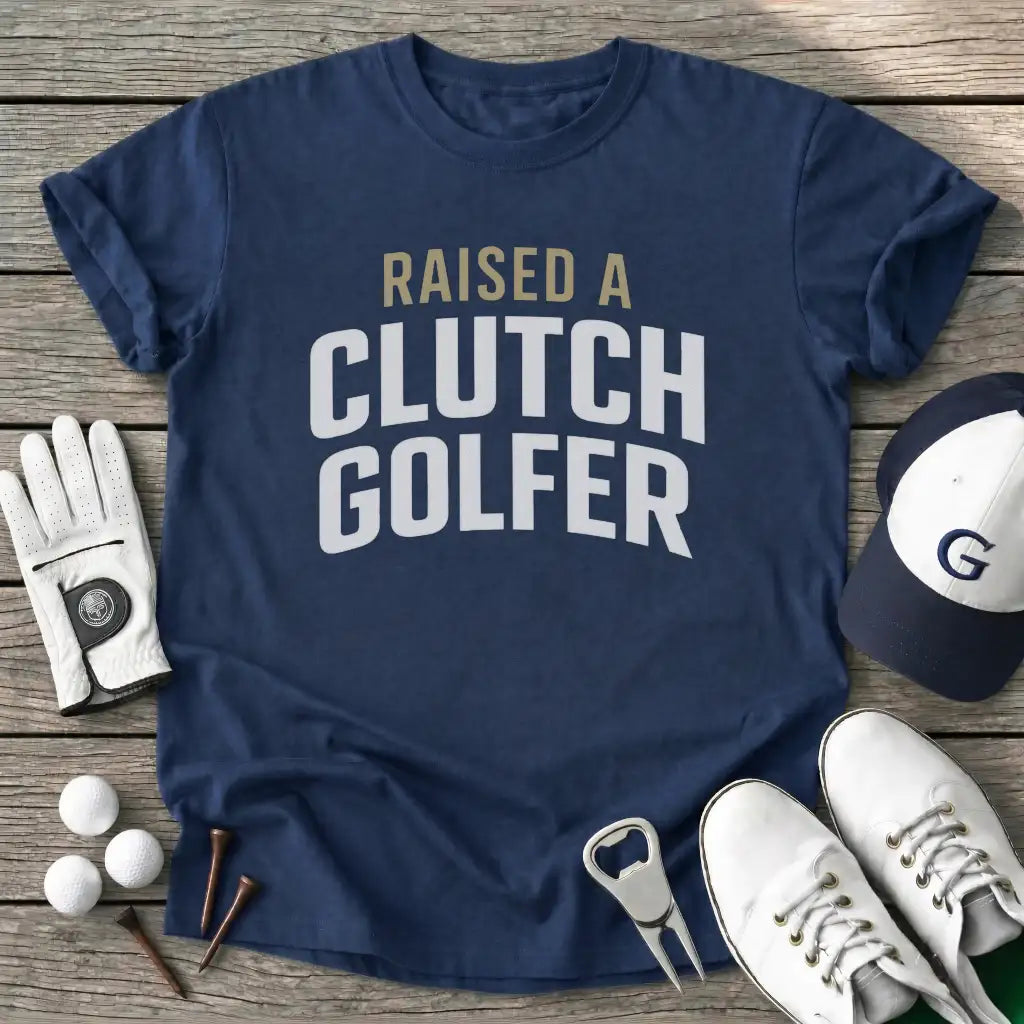 Navy / S Raised Clutch Golfer T-Shirt