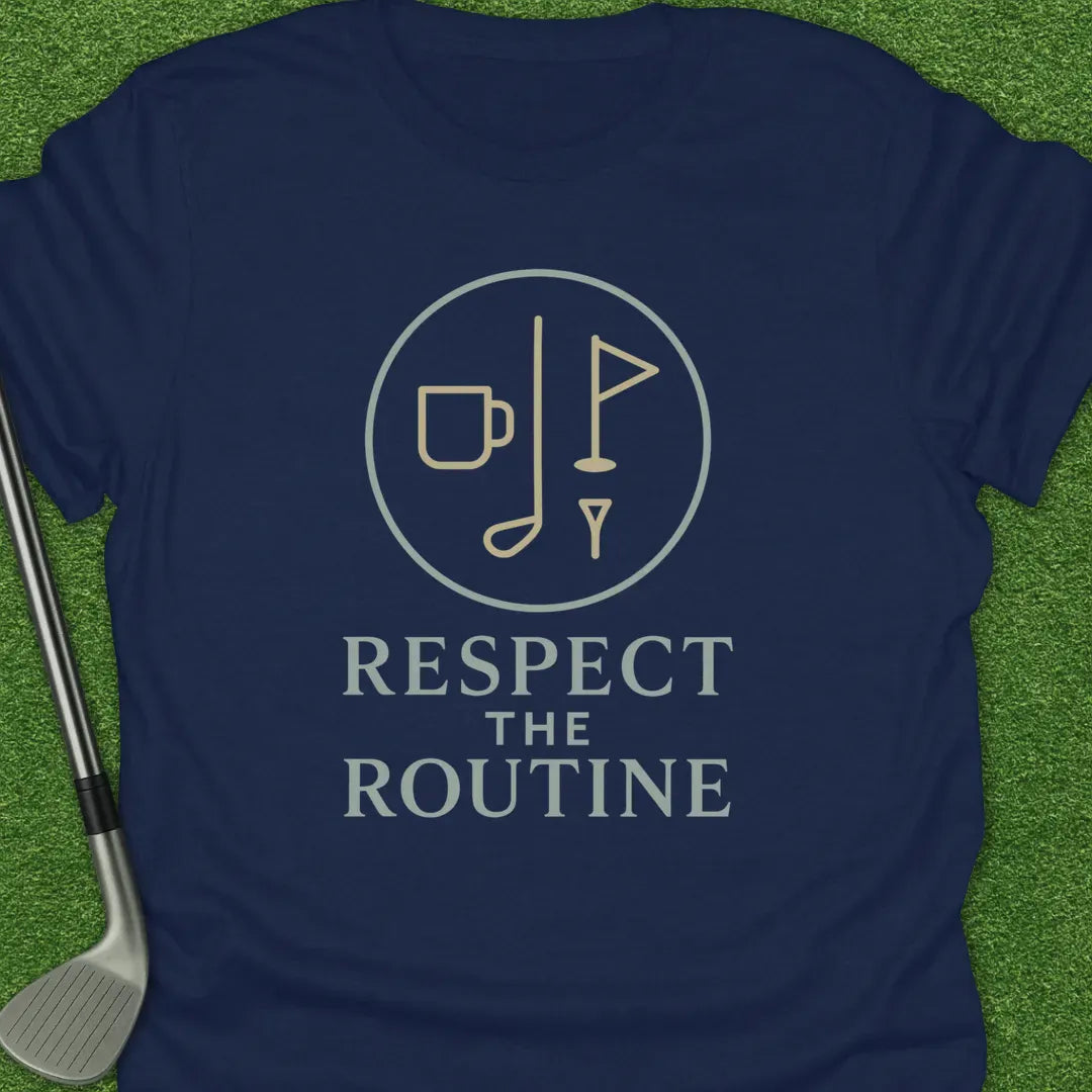 Navy / S Respect The Routine T-Shirt