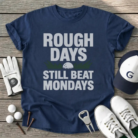 Navy / S Rough Days Still T-Shirt
