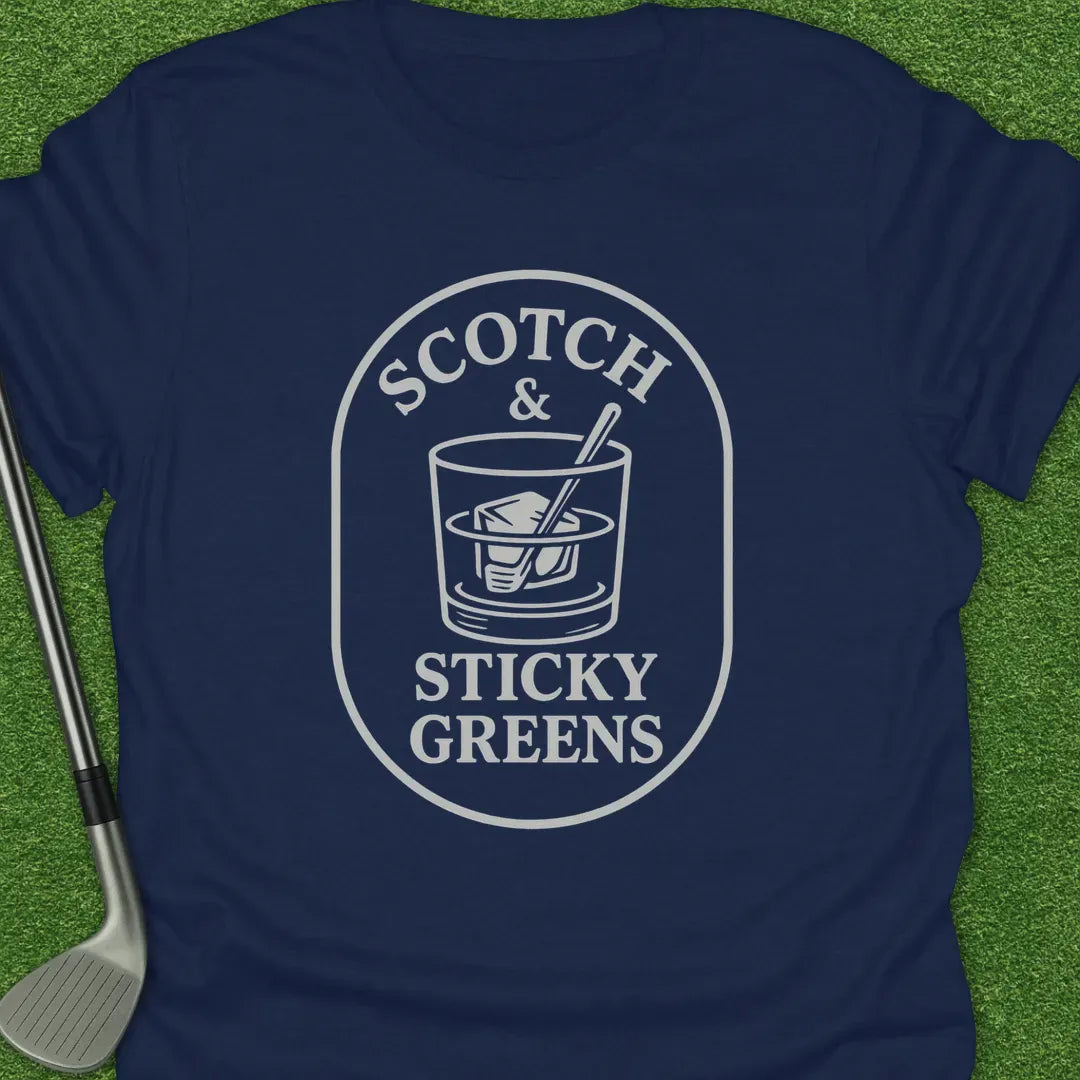 Navy / S Scotch Sticky Greens T-Shirt