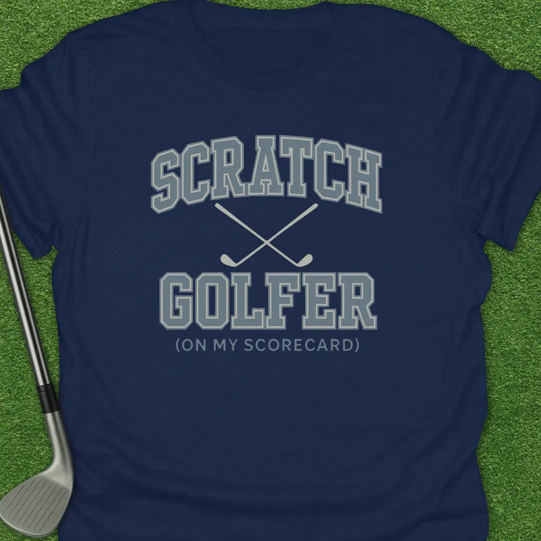 Navy / S Scratch Golfer T-Shirt