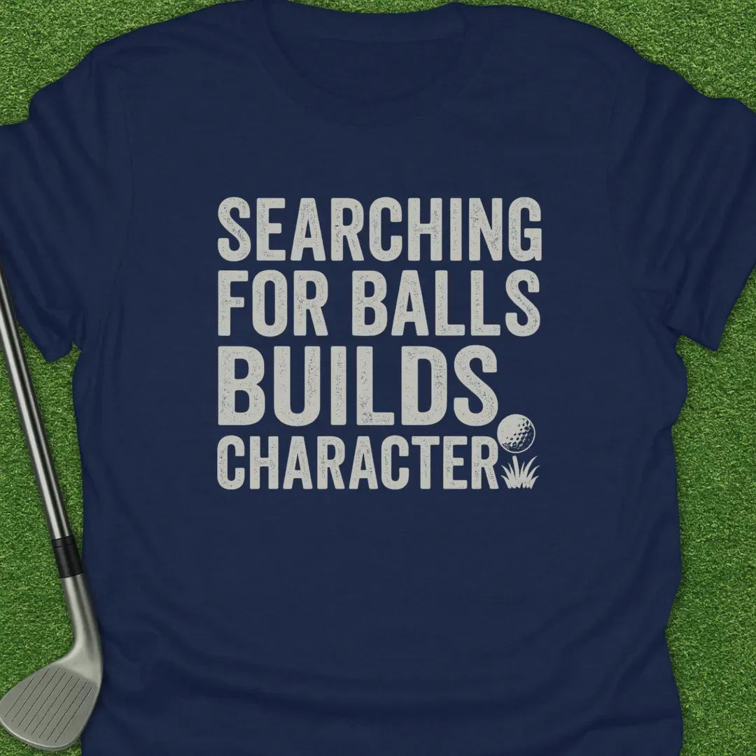 Navy / S Searching For Balls T-Shirt