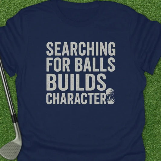 Navy / S Searching For Balls T-Shirt