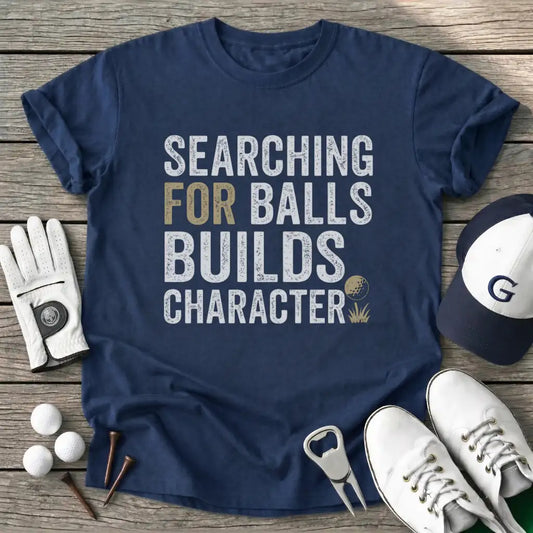 Searching For Balls T-Shirt in Navy