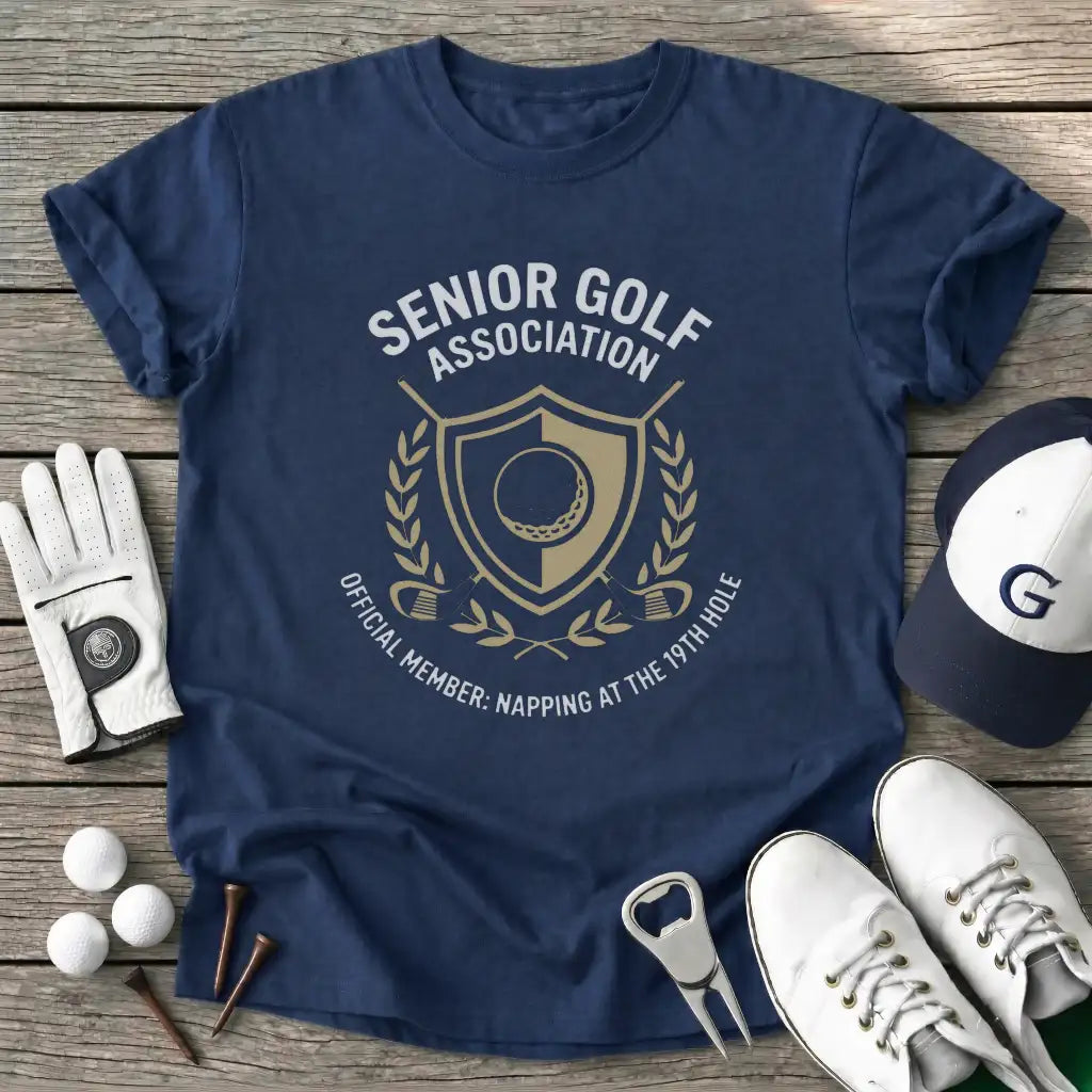 Navy / S Senior Golf T-Shirt