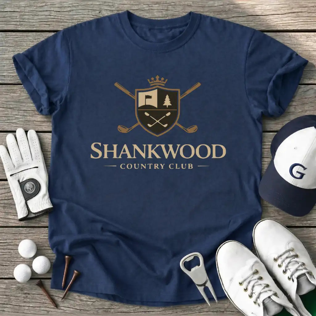 Shankwood Country T-Shirt in Navy