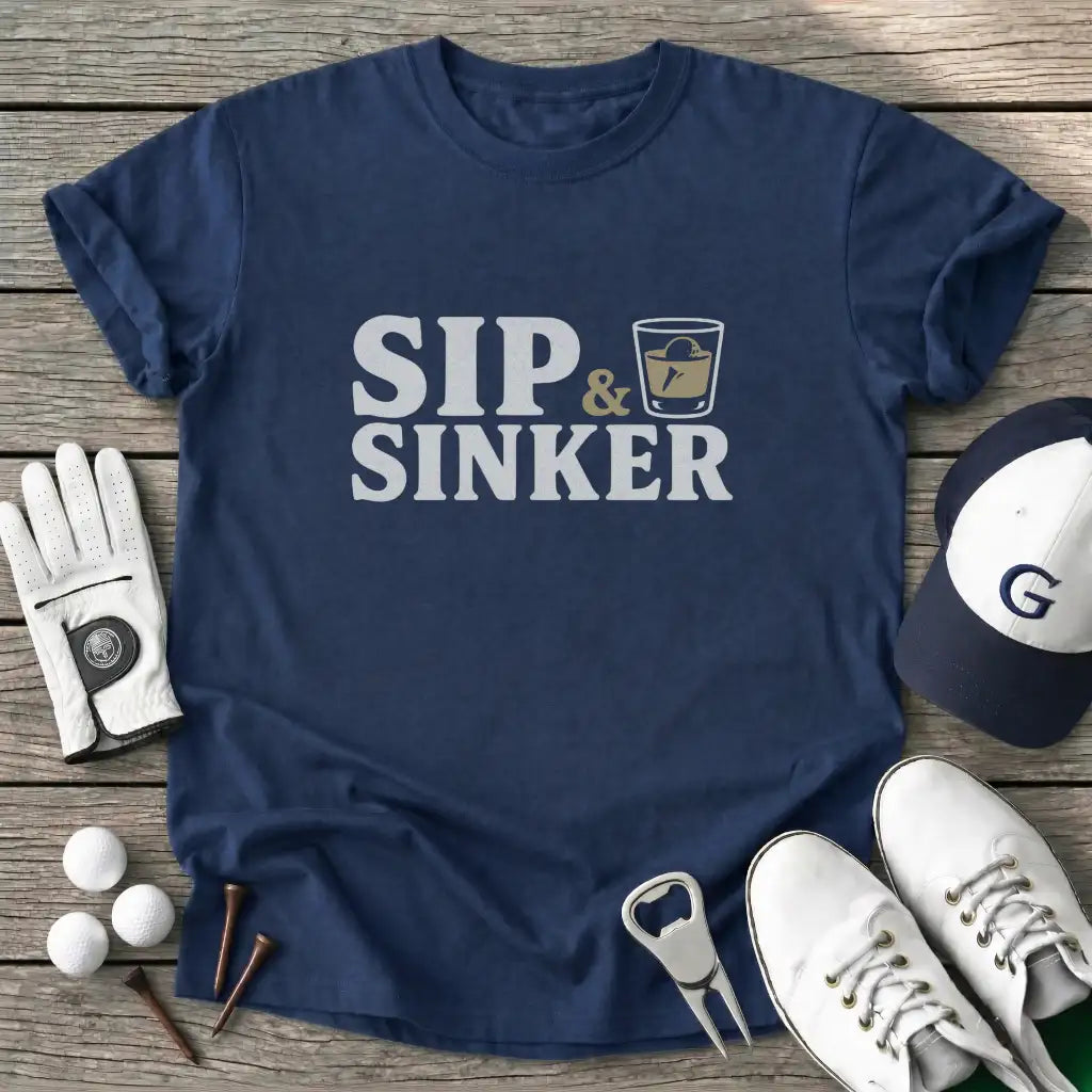Navy / S Sip Sinker T-Shirt