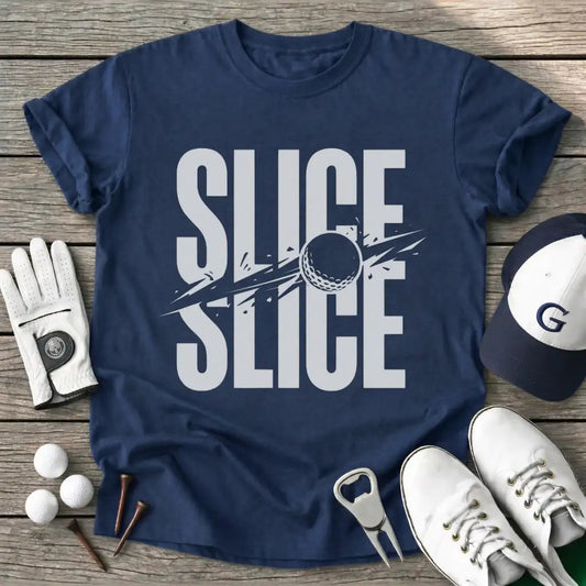 Slice Slice T-Shirt in Navy