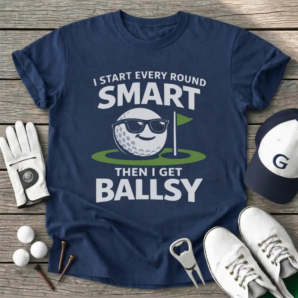 Navy / S Start Every Round T-Shirt